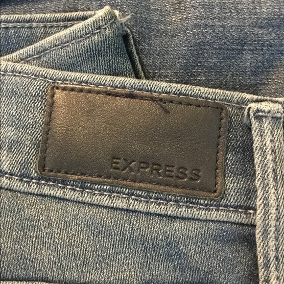 EXPRESS Jeans with side Gold Stripe - Picture 3 of 8